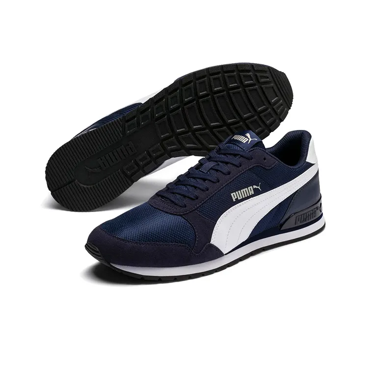 PUMA St Runner V2 Blue/Black/White-4