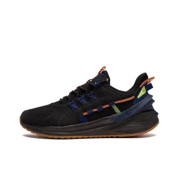 361° QU!KFOAM Cushioned Anti Slip And Wear Resistant Lightweight Low Top Running Shoes Men's Black