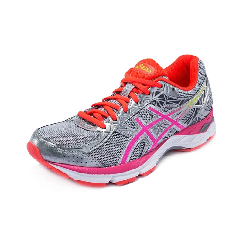 Asics Gel-Exalt 3 Anti-Slip And Wear-Resistant Breathable Low-Top Casual Running Shoes Women's Silver Pink-2