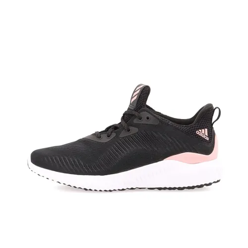 Adidas Alphabounce 1 Running Shoes Women's Low-Top Black/White/Pink