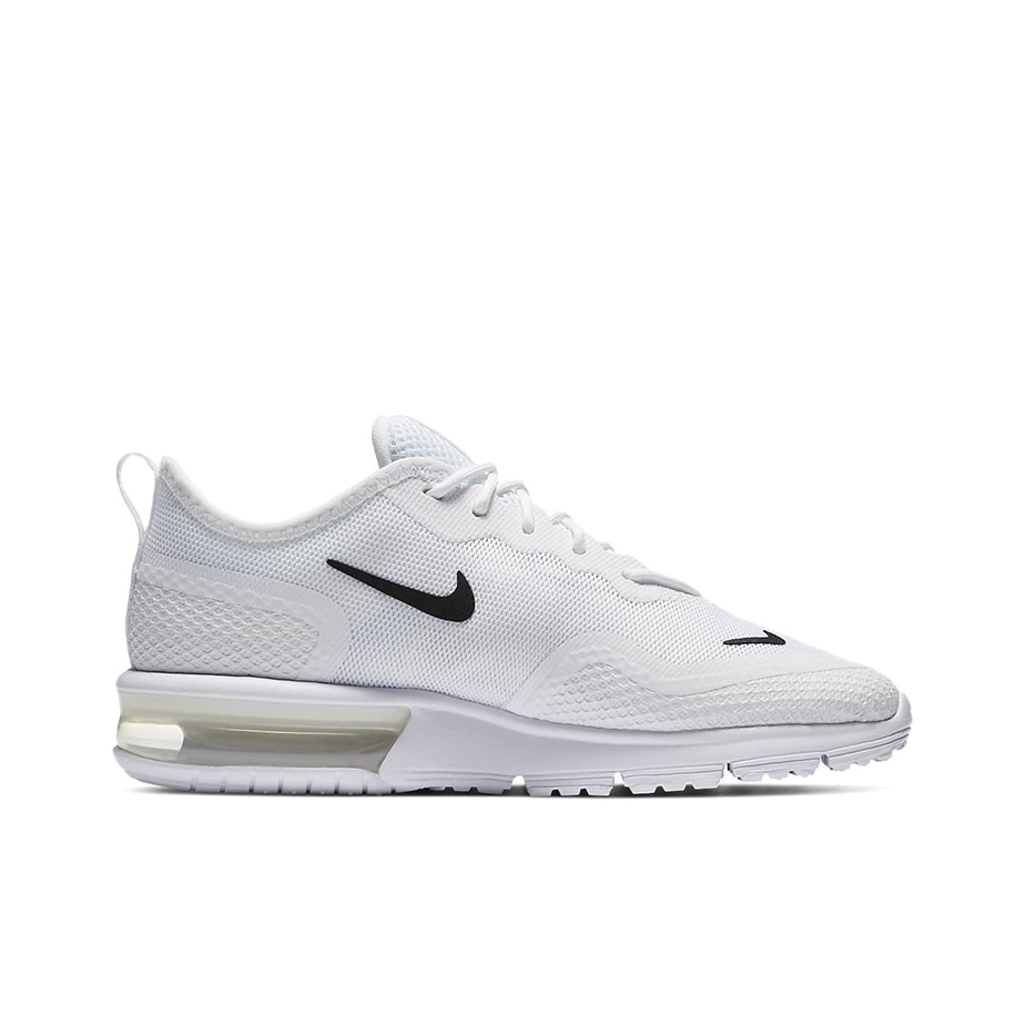 Nike Air Max Sequent 4.5 White Black Women s POIZON