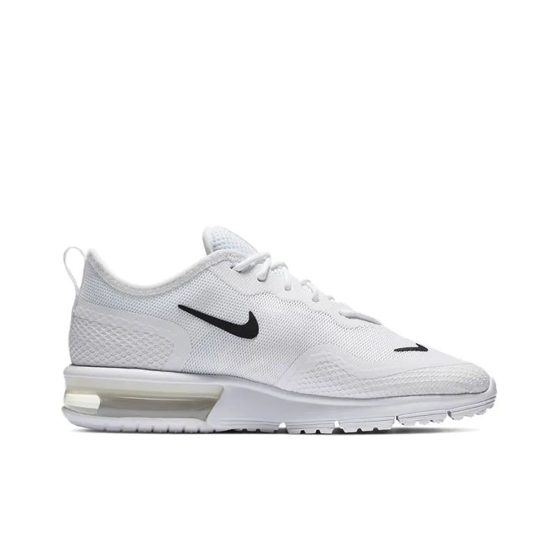 Nike Air Max Sequent 4.5 White Black Women's-1