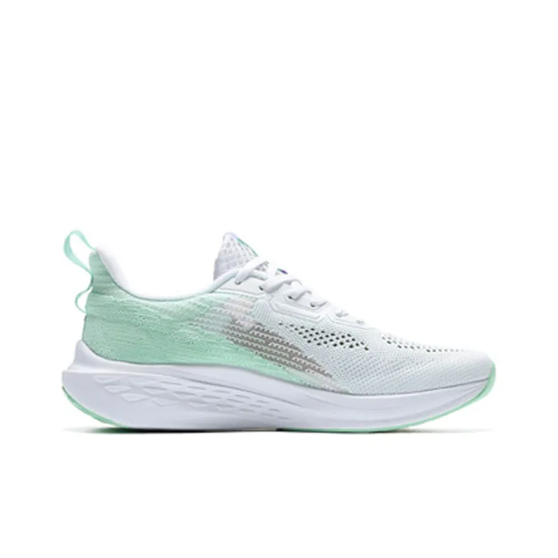 361° Flying Fish 1 Breathable Low Top Running Shoes Women's White-1