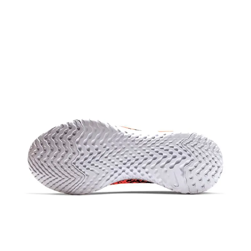 Nike Epic React Flyknit 2 Cool Grey Bright Crimson GS-5