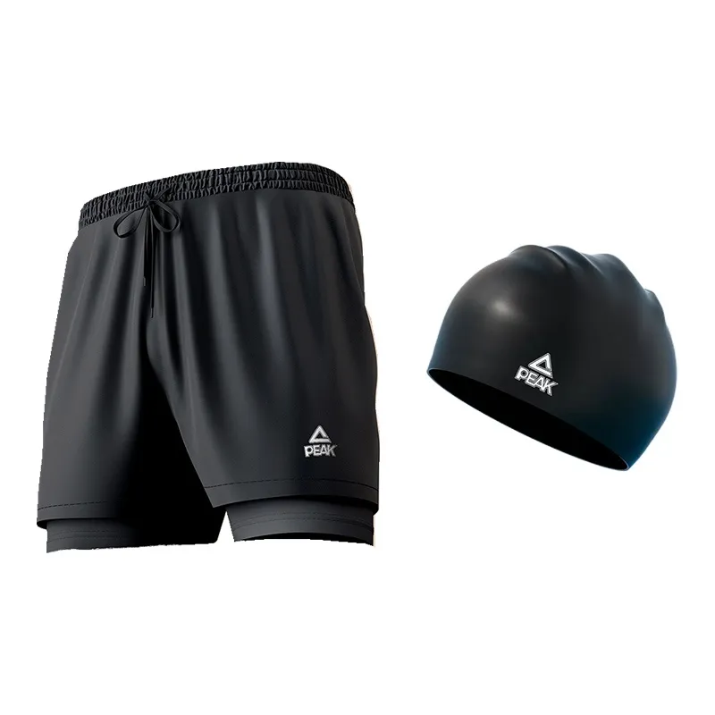 PEAK Swimming Sets Polyester Pool Men's Black-0