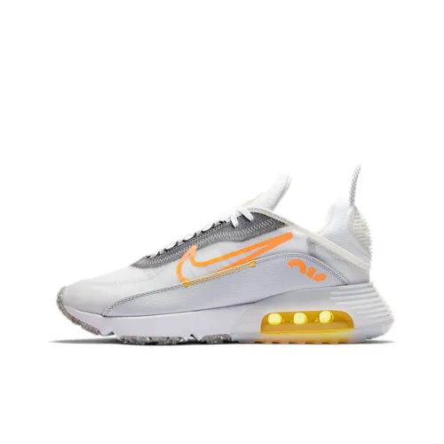 Nike Air Max 2090 Running Shoes Men Low-Top White/Orange