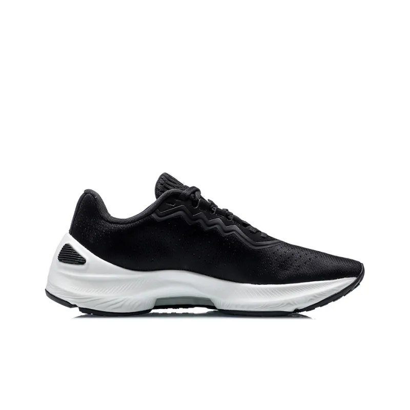 LiNing Arashi Durable Breathable Low Top Running Shoes Women's Black White-1