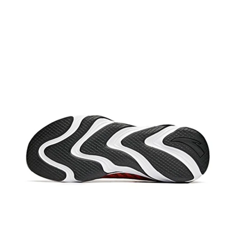 Anta Non-slip Breathable And Wear-resistant Low-Top Running Shoes Men's Black Orange-4