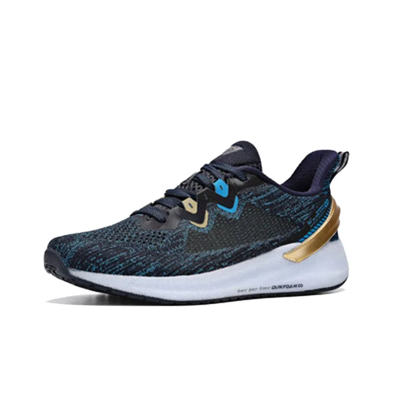361° QU!K Energy Reversal Mens Running Shoes 'Black Gold'-2