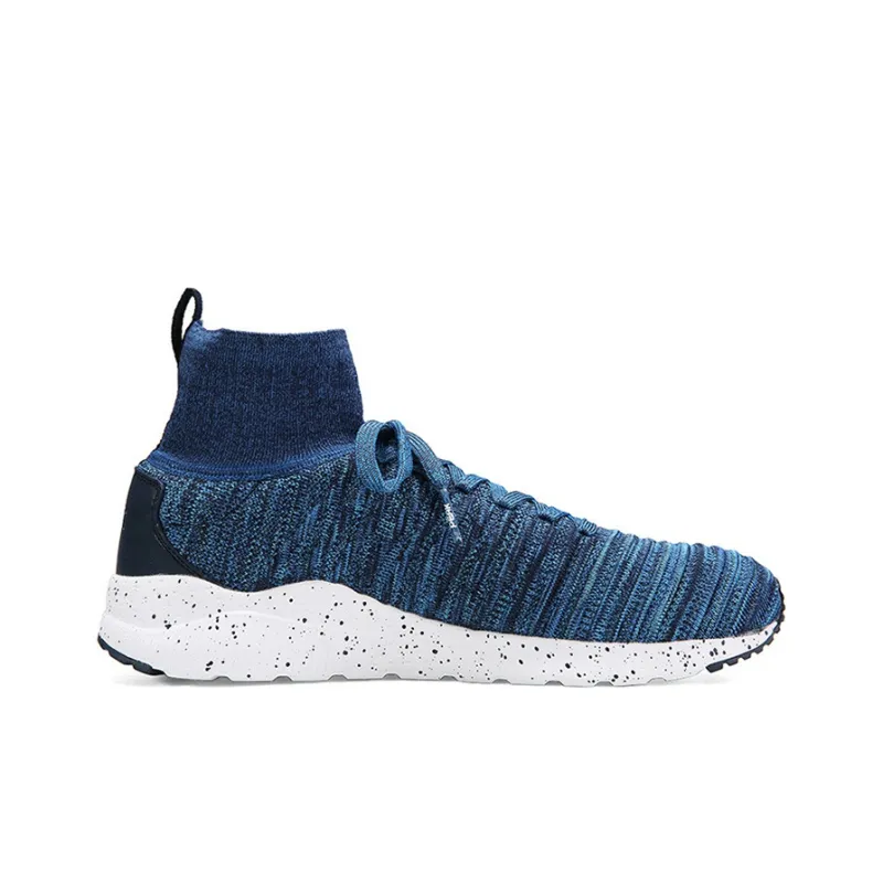 PEAK Running Shoes Men High-Top Colorful Blue-1