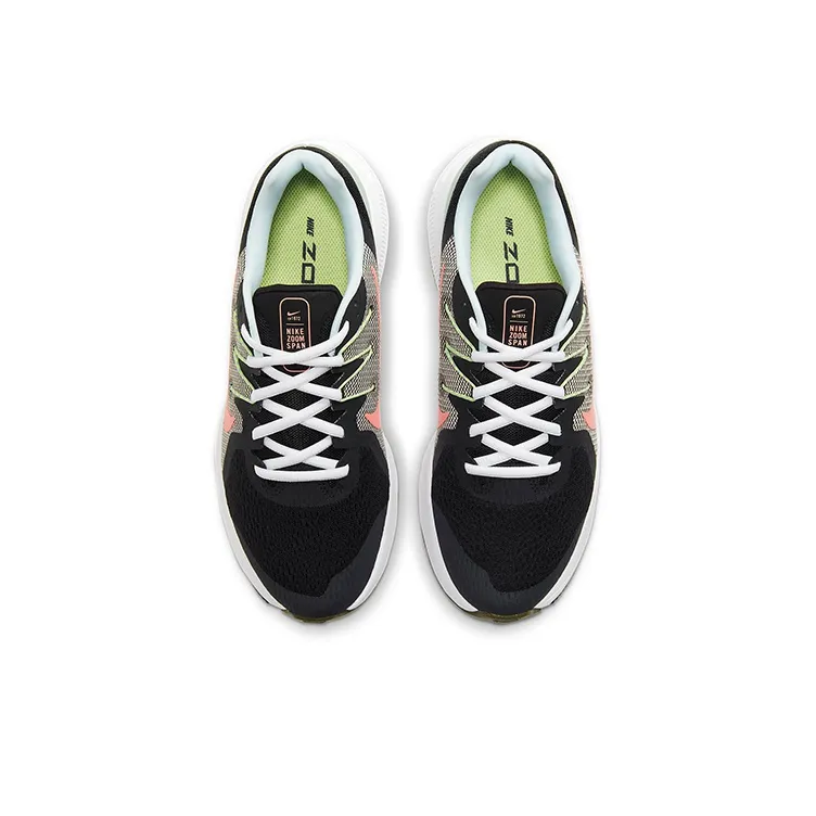 Nike Zoom Span 3 Shoes For Black/Green/Pink Women's-3
