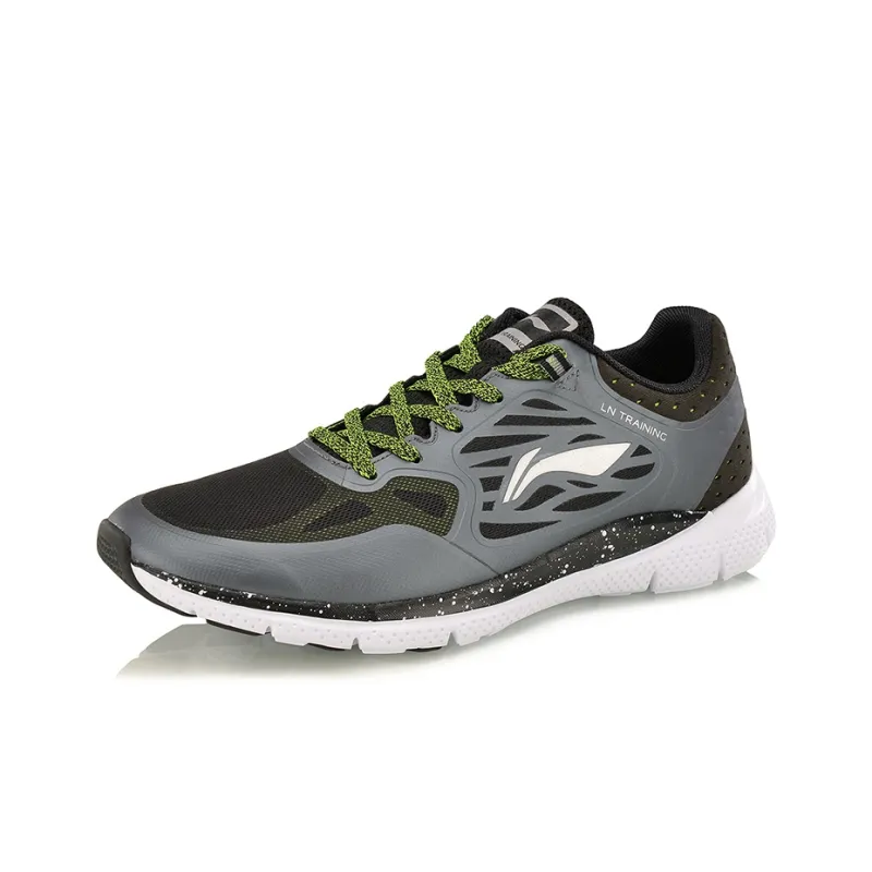 LINING Running Shoes Unisex Low Top Black/Gray-1