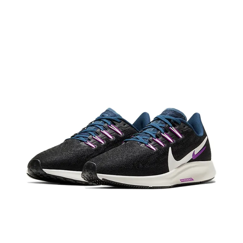 Nike Air Zoom Pegasus 36 Black Valerian Blue Women's-2