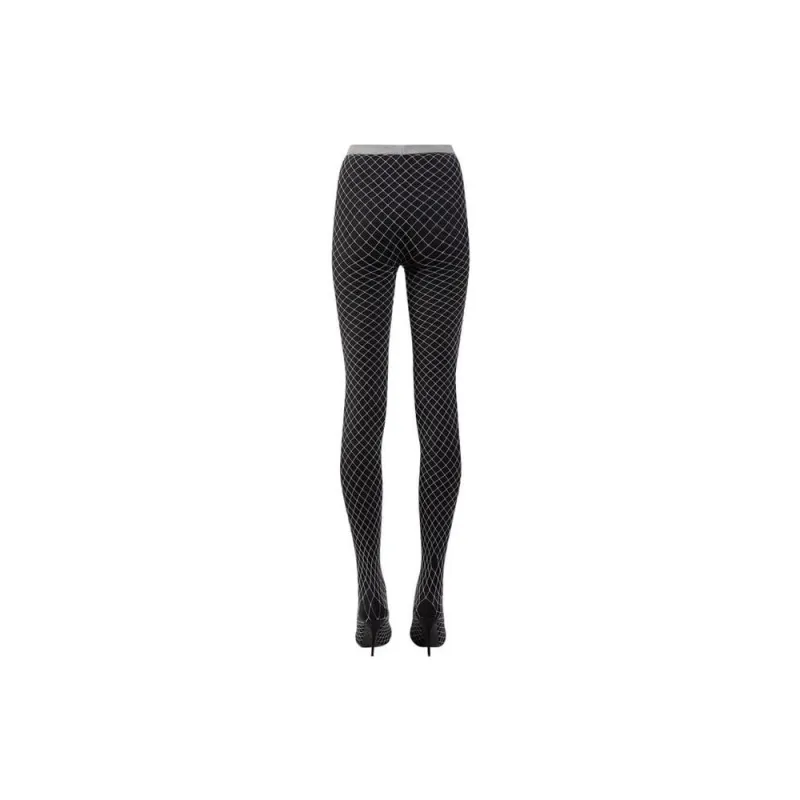 Balenciaga Knife Fishnet Pantaleggings Boots-1