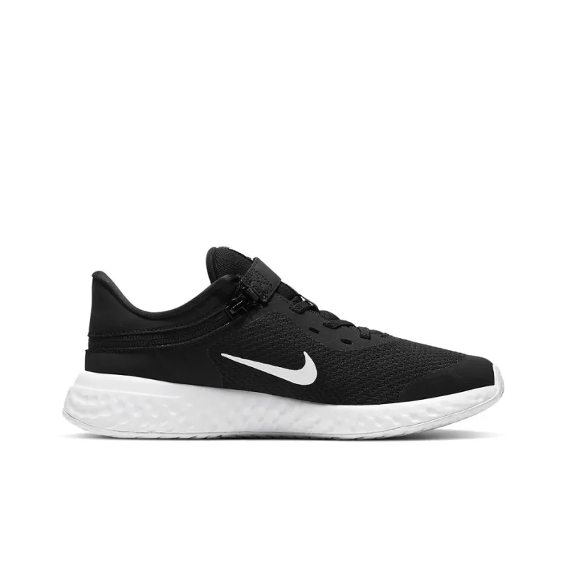 Nike Revolution 5 FlyEase 'Black White' Gs-1