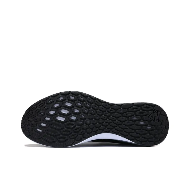 PEAK Shock Absorbers Slip Resistant, Abrasion Resistant, Breathable Low Top Casual Running Shoes Men's White Black-4
