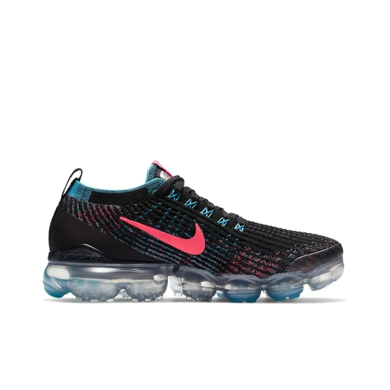 Nike Air VaporMax Flyknit 3 Black Baltic Blue Hyper Pink Women's-1