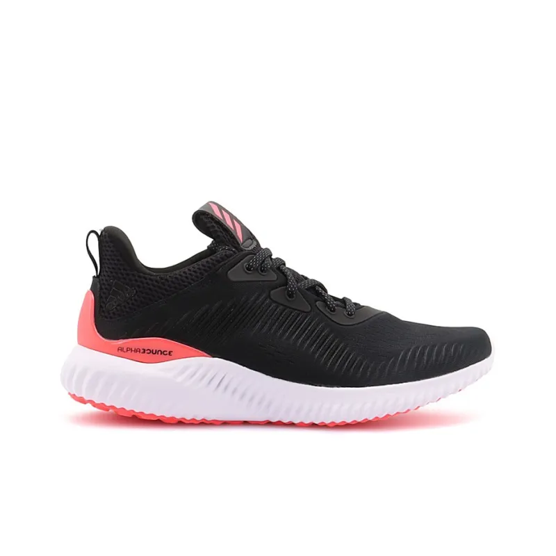 Adidas Alphabounce+ 'Black Signal Pink'-1