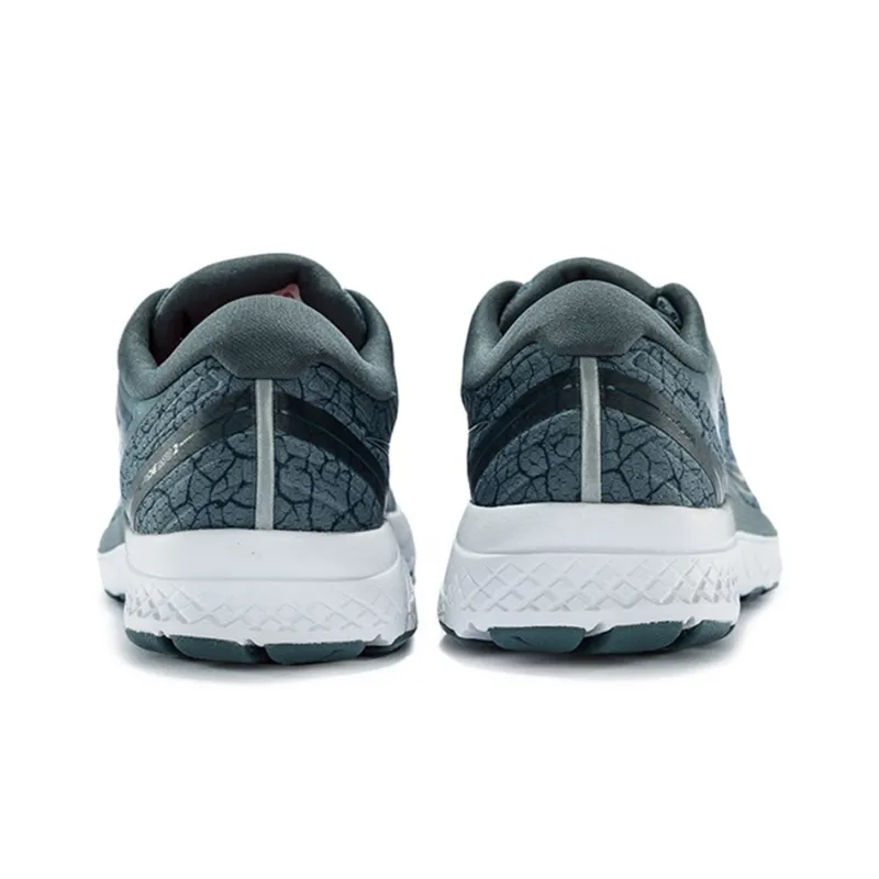 Saucony Guide Iso2 Durable Breathable Low-Top Casual Running Shoes Men's Rippled Steel Iron Gray-3