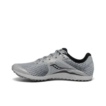 Saucony Kilkenny XC8 Spike Slip-Resistant Cushioning Lightweight Low-Top Running Shoes Men's Gray Black