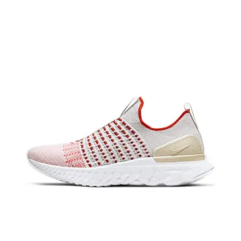 Nike React Phantom Run Flyknit 2 Vast Grey Fire Pink Team Orange Women's