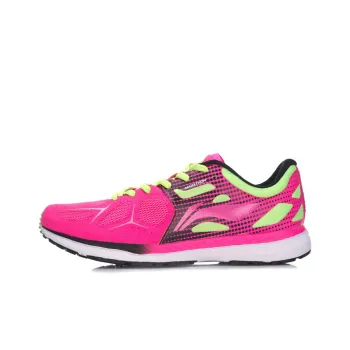 LINING Cloud Horse Running Shoes Women's Low Top Pink/Green