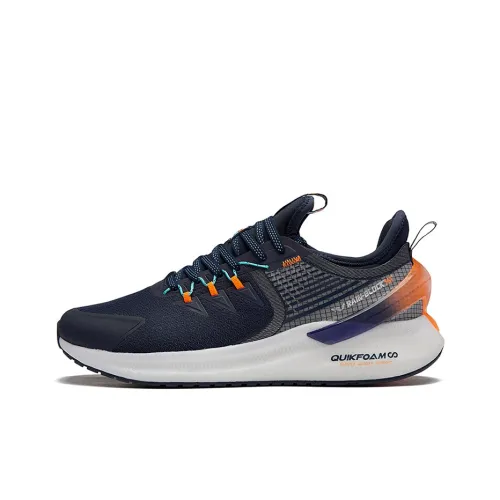 361° Rain Screen Lightweight Low-Top Running Shoes Men's Blue Orange