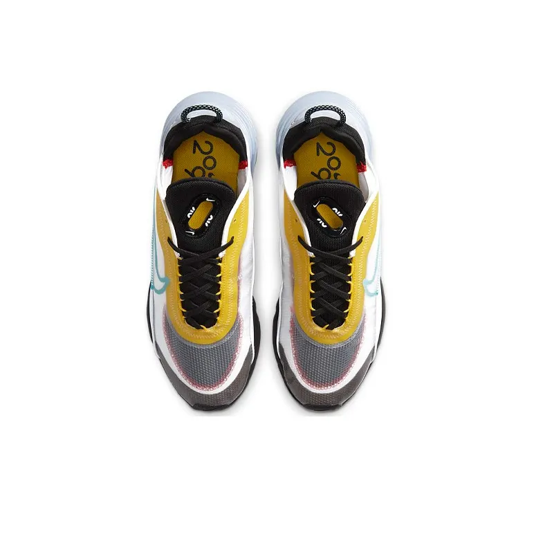 Nike Air Max 2090 White Speed Yellow Bleached Aqua-3