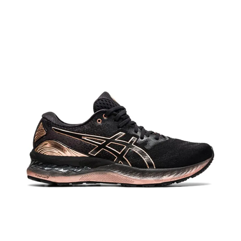 Asics Gel Nimbus 23 Platinum 'Black Rose Gold' Women's-1