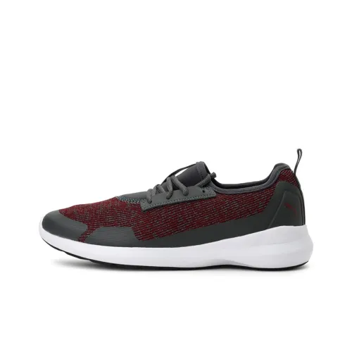 PUMA Stride Running Shoes Men Low-Top Gray/Red/White