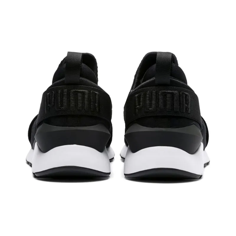 PUMA En Pointe Muse Satin Black Women's-4