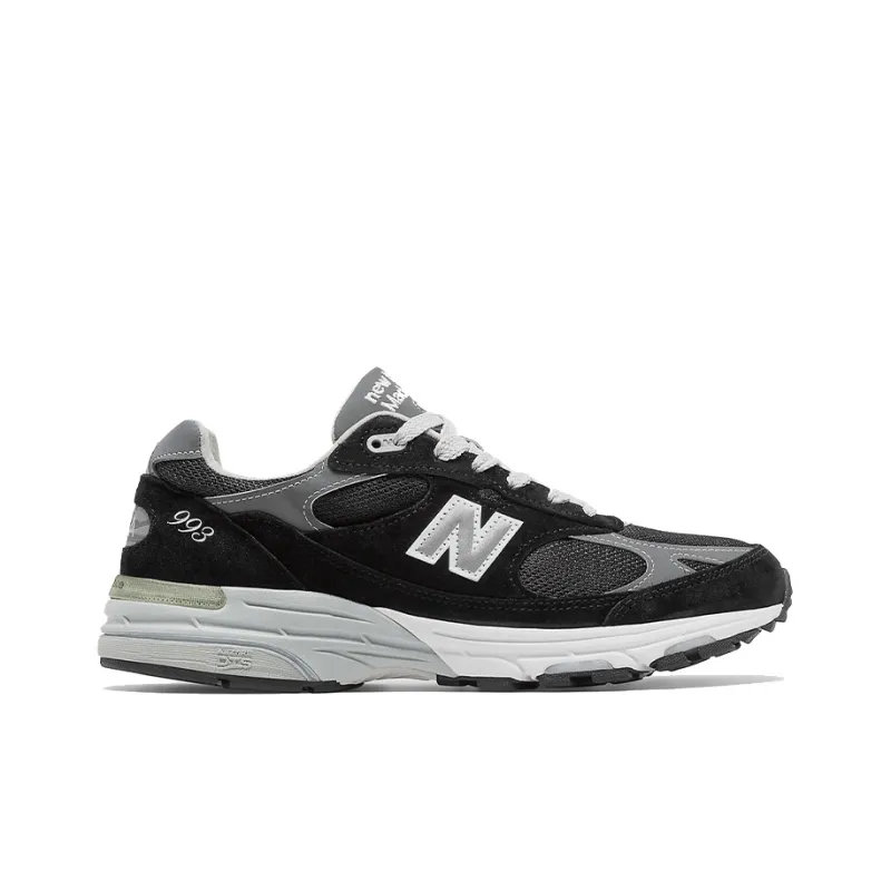 New Balance 993 MiUSA Black Grey Women's-1