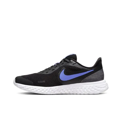 Nike REVOLUTION 5 Running Shoes Women's Low-Top Black/Blue