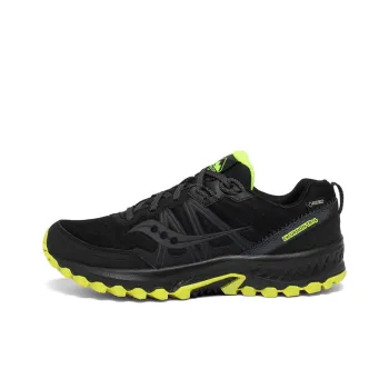 Saucony Excursion Hiking TR14 GTX Low-Top Running Shoes Men's Black Yellow