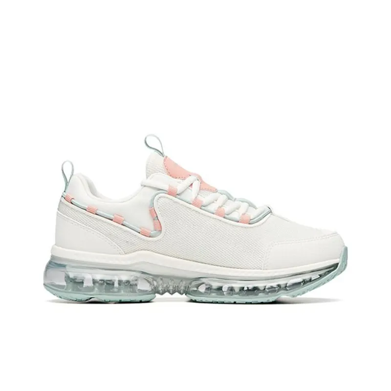 Anta Cushioning Slip Resistant And Abrasion Resistant Low Top A Prooo Running Shoes Women's White Green-1