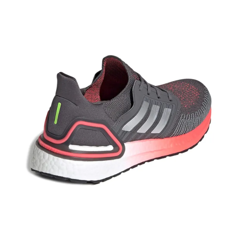 Adidas Ultra Boost 20 Grey Silver Metallic Women's-3