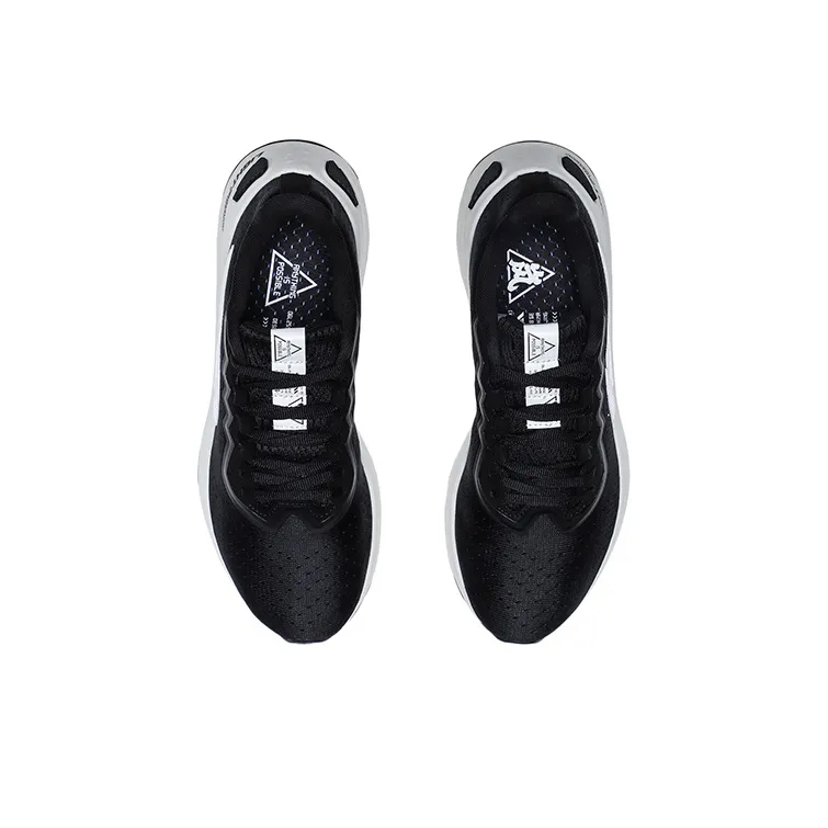 LiNing Arashi Durable Breathable Low Top Running Shoes Women's Black White-3