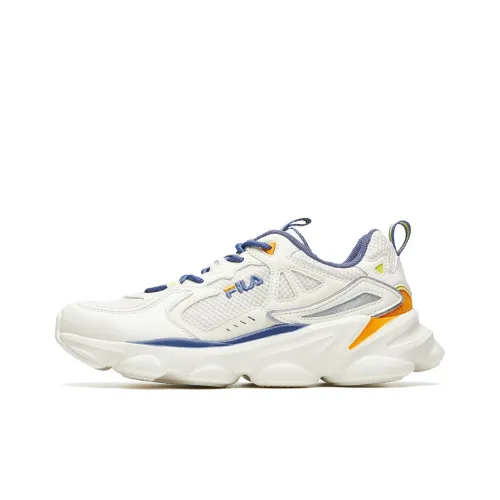 FILA Skipper Running Shoes Men Low-Top White/Blue Yellow