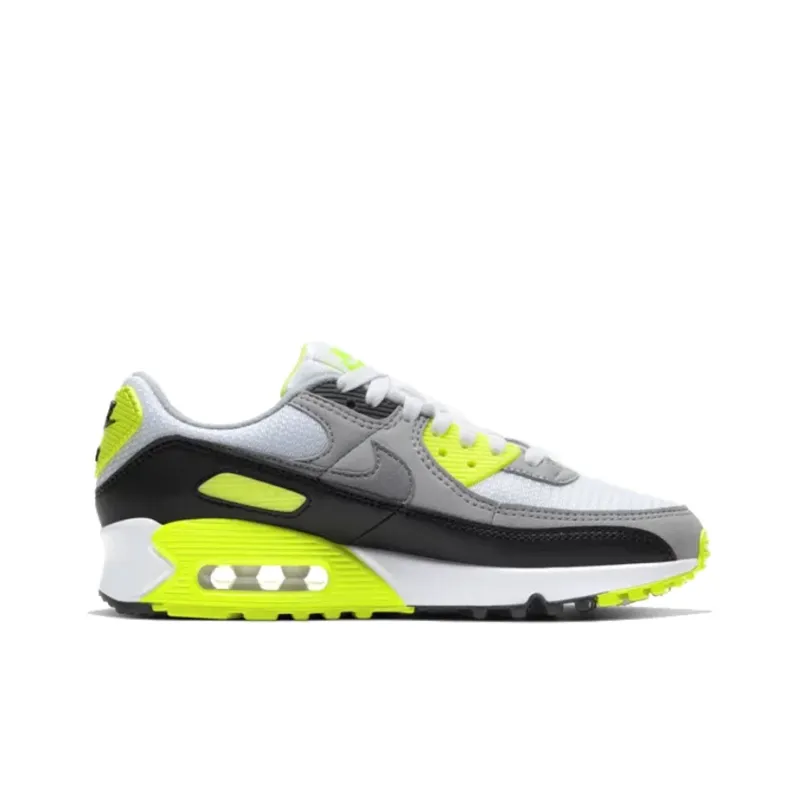 Nike Air Max 90 White Particle Grey Volt Women's-1