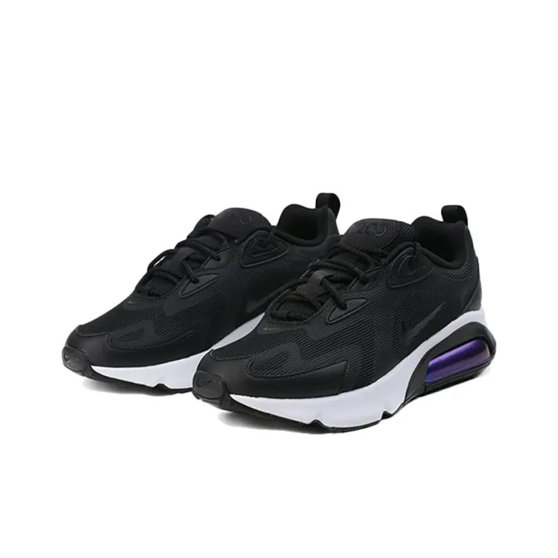 Nike Air Max 200 Black White Women's-2
