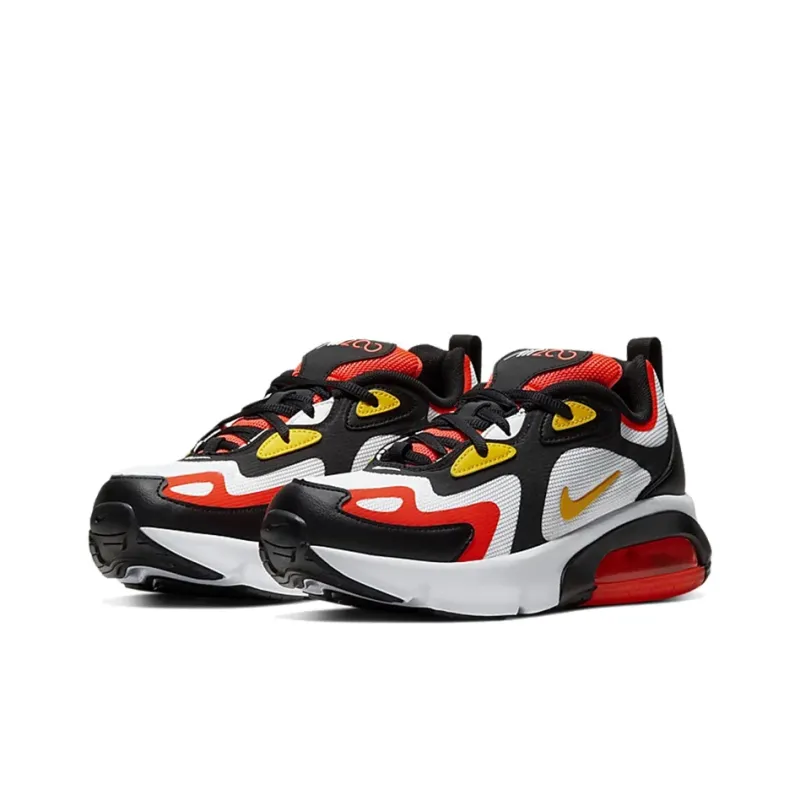 Nike Air Max 200 Black Bright Crimson GS-2