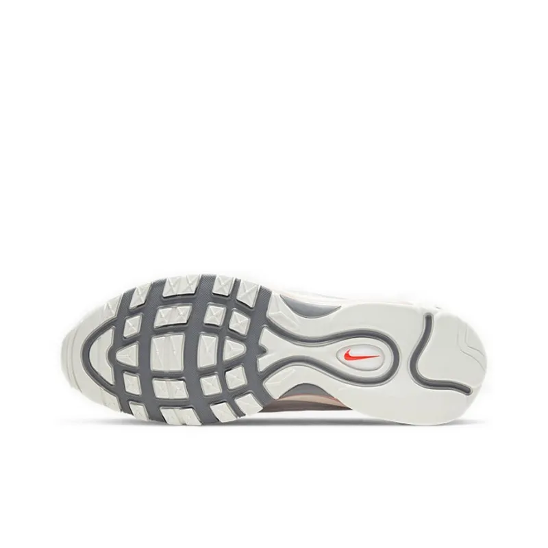 Nike Air Max 98 Grey Sail Habanero Red-5