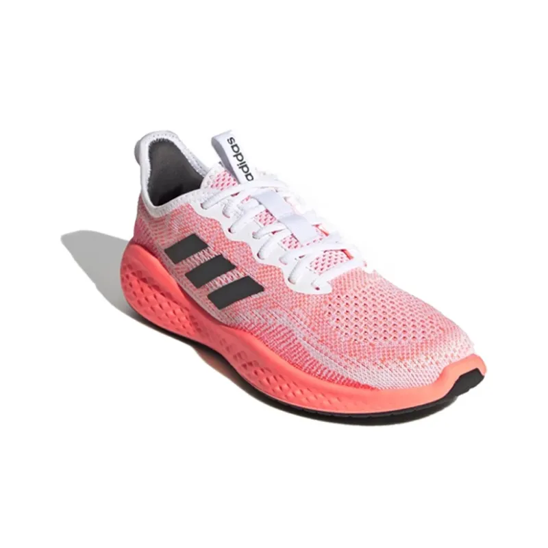 Adidas Fluidflow 1.0 Cushioning Low-Top Casual Running Shoes Women's Pink Orange-1