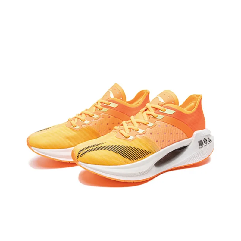 LINING Jueying Essential Running Shoes Men Low Top Neon Honey Orange-2