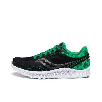 Saucony Kinvara St. Paddy's Day Bloom 11 Low-Top Running Shoes Women's Black Green