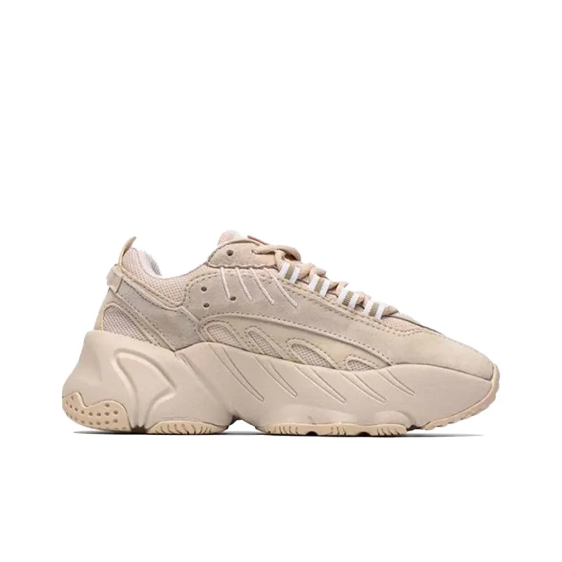 FILA ADE Cushioning Anti Slip And Wear Resistant Low Top Casual Running Shoes Women's Nude-1