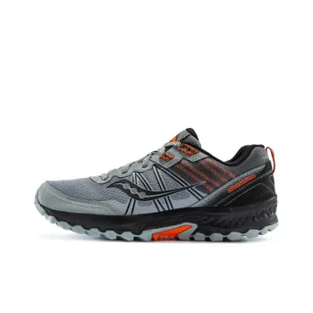Saucony Excursion 14 TR Hiking Durable Lightweight Support Low Top Running Shoes Men's Gray Black