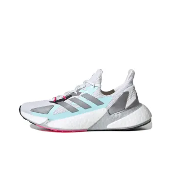 Adidas X9000L4 Crystal White Silver Metallic Women's