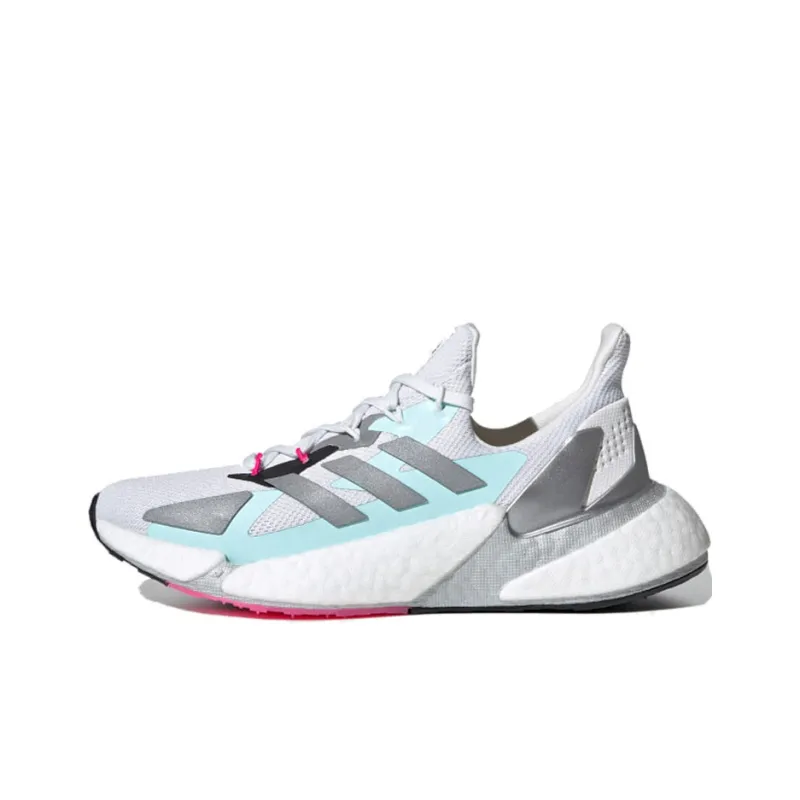 Adidas X9000L4 Crystal White Silver Metallic Women's-0
