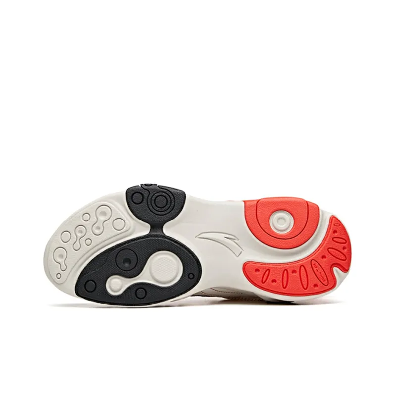 ANTA Split Low 'White Red Black'-4